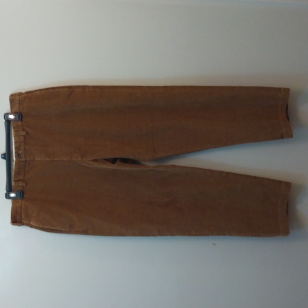 Brooks Brothers Tan Wide Wale Cotton Blend Corduroy Pants 37 - 28.5 - Picture 2 of 9